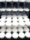 50 x Plastic Bottles 200ml Clear 82x55mm Jars Beads Bulk Aust Made 