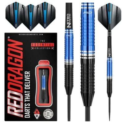 REDDRAGON RED DRAGON RAZOR EDGE ZX-3 85% TUNGSTEN 22 GRAM STEEL TIP DARTS 2142