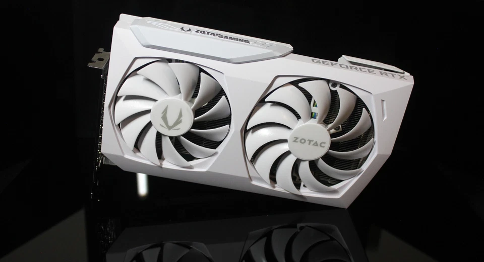 ZOTAC GeForce RTX 3060 12GB GDDR6 AMP White Edition - WHITE GPU GRAPHICS CARD - Image 3 of 4