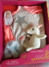 OUR GENERATION UNICORN WISHES FOR 18' DOLL CLOTHES