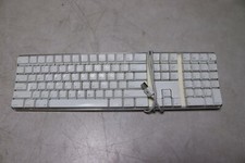 Apple A1048 USB Wired Keyboard w/ 2 USB Ports Clear/White Genuine/OEM