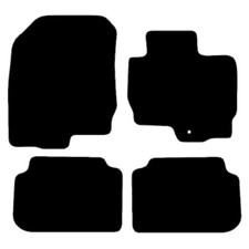 FITS MITSUBISHI COLT 3 DOOR 2009 TO 2013 TAILORED BLACK CAR FLOOR MATS (1 CLP)