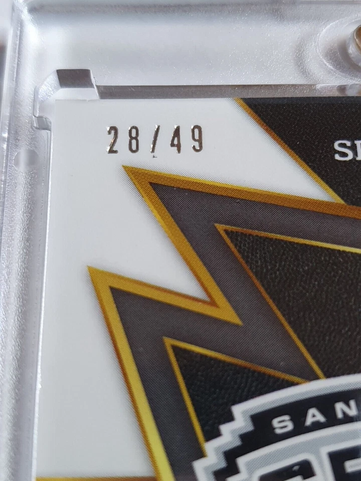 2017 Select Tim Duncan #Patch COPPER /49 Game Worn Jersey - Ready to Grade — 第 3/3 张图片