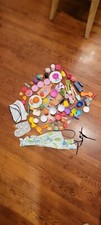88 Piece Mixed Lot Vintage Plastic Toy Pretend Play Food 80s 90s