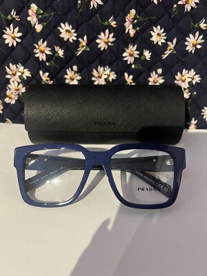 Prada VPR08Z 54-18-18D-1O1 140. Blue Marble. Case Included