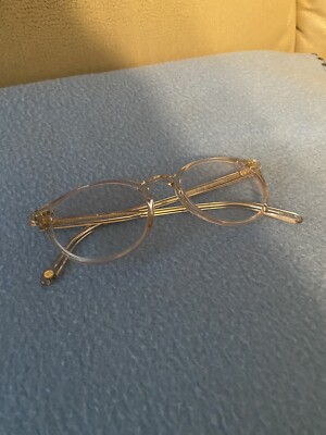 Garrett Leight California “Clune” Crystal Frame Eyeglasses | eBay