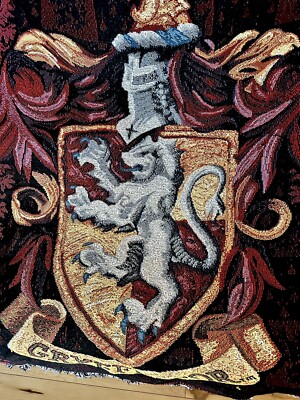 Harry Potter Gryffindor Woven Tapestry Throw Blanket Wall Hanging