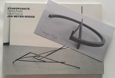 Jan Meyer Rogge Signed Art Card Original Signature Signature Autograph