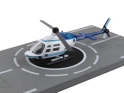 Daron Worldwide Trading Runway24 Police Bell 206 Jet Ranger for