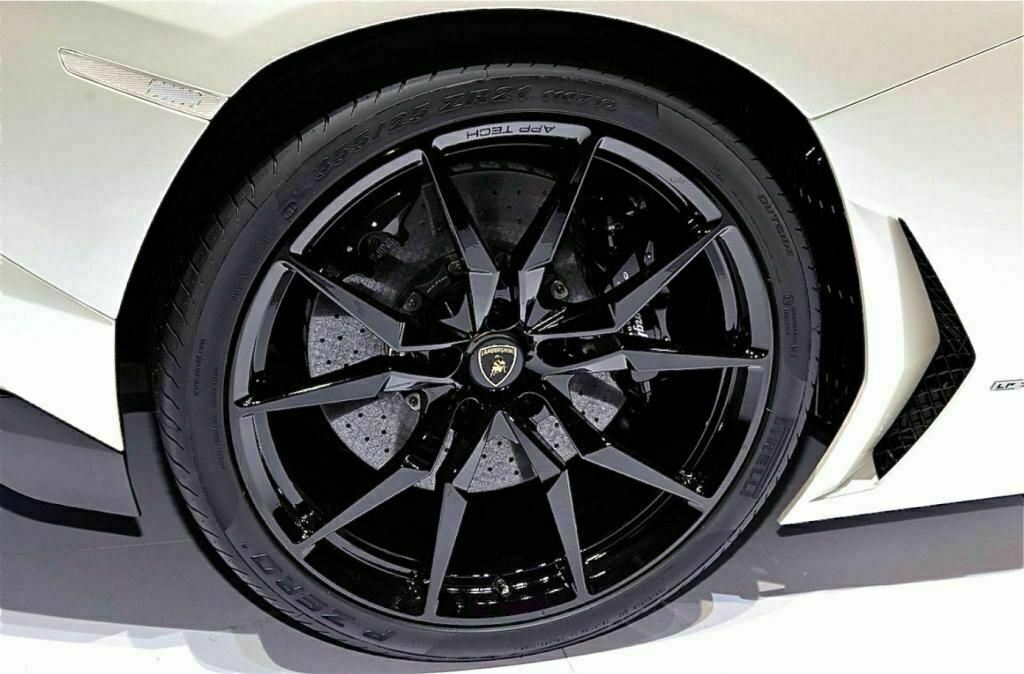 4 Factory Lamborghini Aventador Wheels Tires Caps TPMS LP720 OEM Dione 20 21 Set