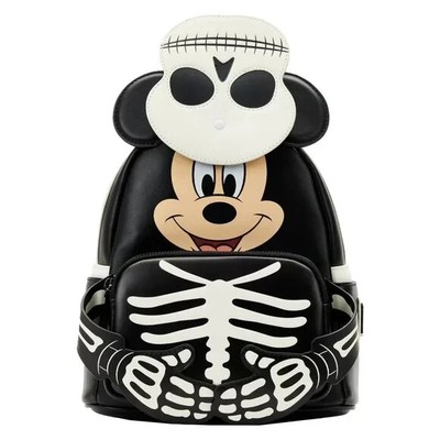 Loungefly Disney Skeleton Mickey Mouse Glow Mini Backpack Loungefly Disney Mickey Mouse Glow Skeleton | Mercari main image 4