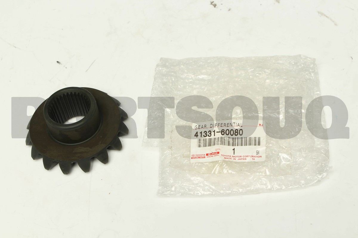 4133160080 Genuine Toyota GEAR, REAR DIFFERENTIAL SIDE 41331-60080