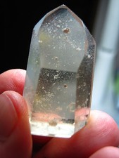 WHITE PHANTOM QUARTZ CRYSTAL POINT LY 437