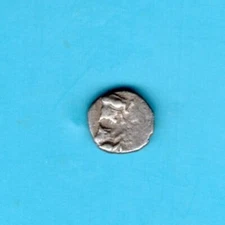 CARIA -- BEAUTIFUL HISTORICAL  AR  HEMIOBOL, 4TH CENTURY  BC