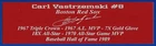Carl Yastrzemski Autograph Nameplate Boston Red Sox Photo Baseball Jersey Glove
