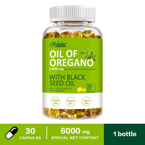 Oil of Oregano - Immune Support, Digestive Health - with Black Seed Oil - Picture 9 of 13