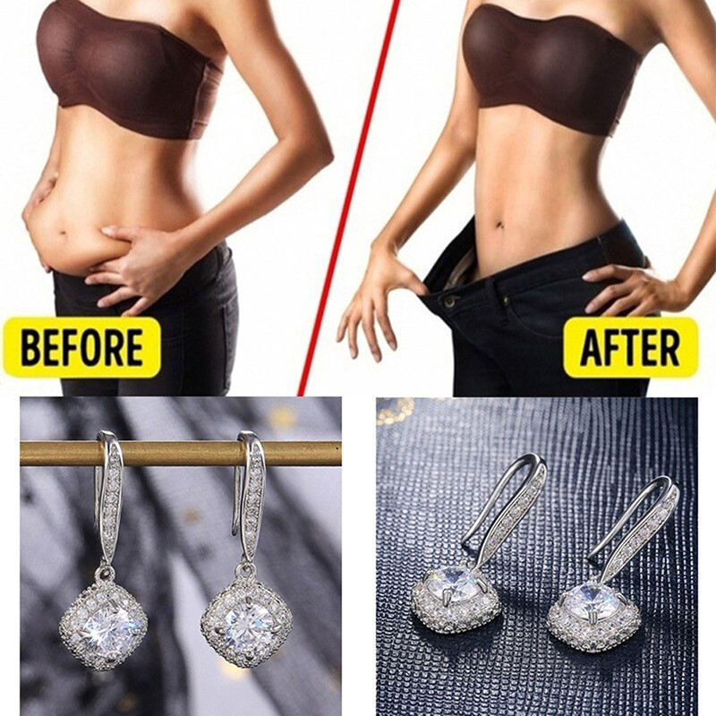 Weight Loss Crystal Drop Earrings Fast Lose Weight Keep Slim