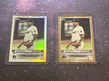 Sixto Sanchez 2 Card Lot 2022 Topps Series 2 Future Stars numbered 1994/2022