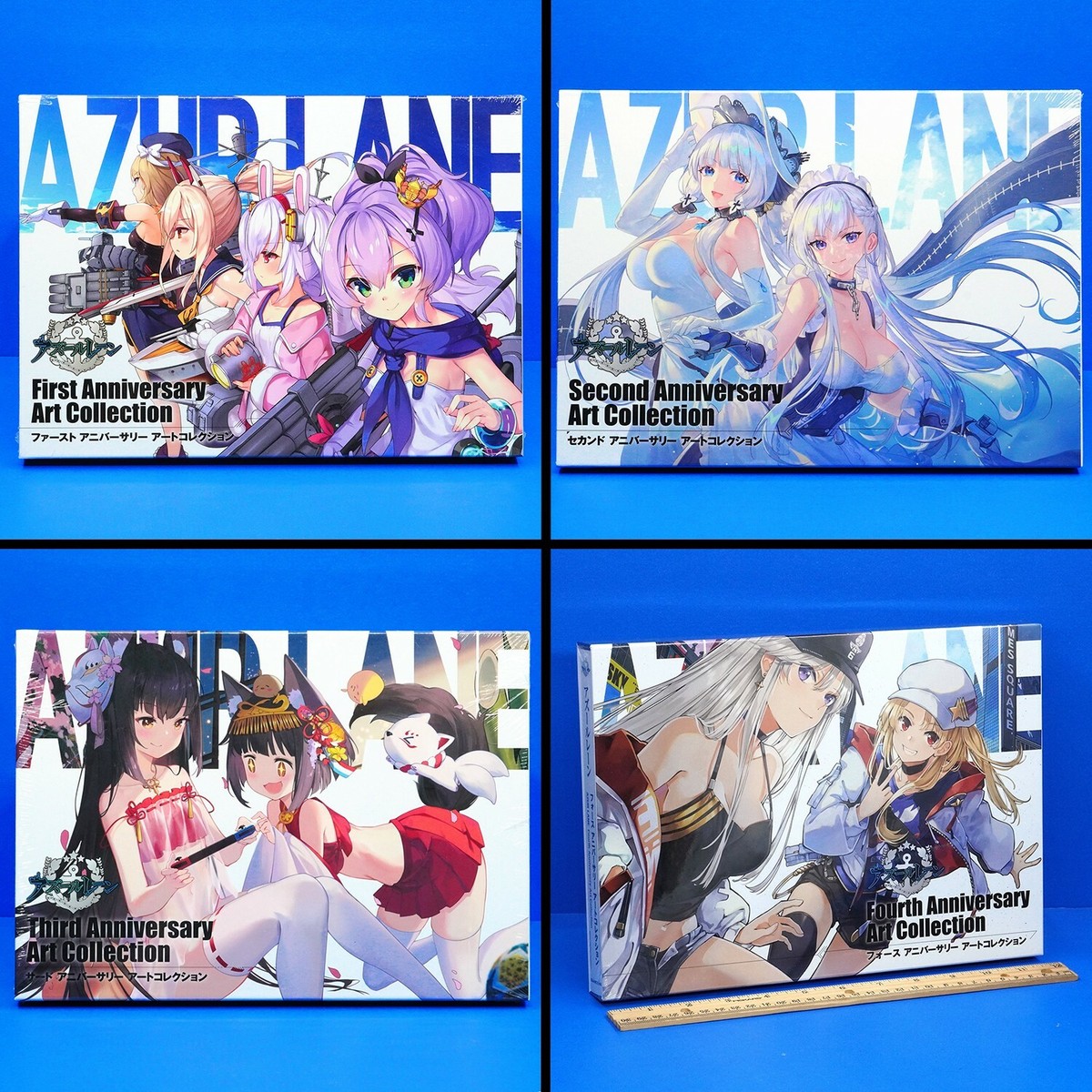 Azur Lane Anniversary Art Collection Book Set 1 2 3 4 First Second