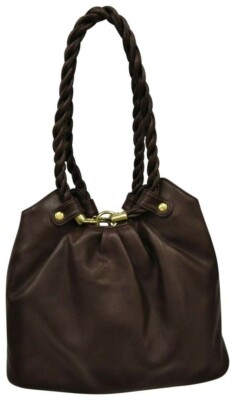 Relic Man-made Material Brown Satchel Handbag Shoulder bag woven