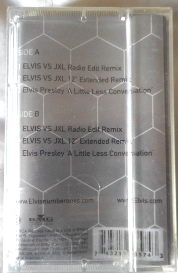ELVIS PRESLEY v JXL Little Less Conversation RARE Orig RCA INDONESIA Cassette - Image 2 of 4