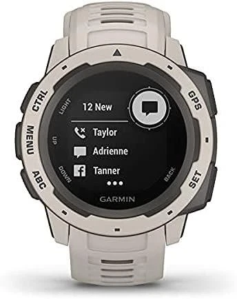 Garmin Instinct Waterproof GPS Smart Watch Heart Rate Monitor - Tundra - Photo 3/4