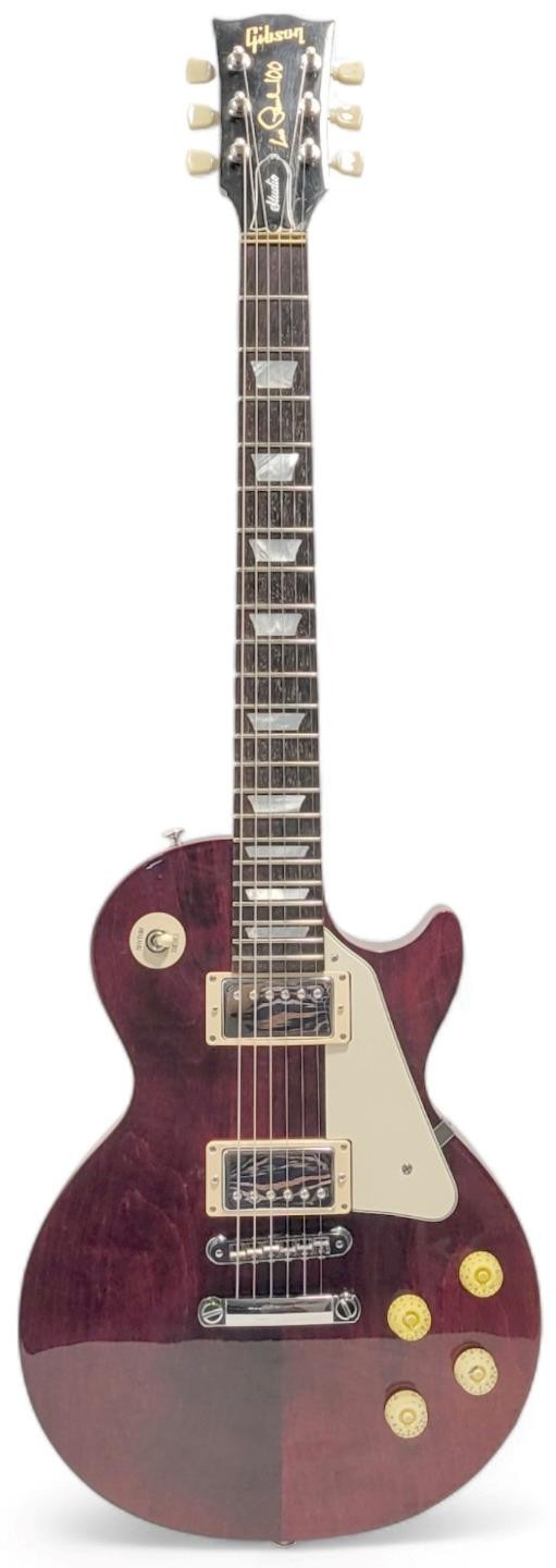 GIBSON LES PAUL STUDIO 100 2015 '57 CLASSIC+ HH SOLID BODY WINE RED GUITAR USA