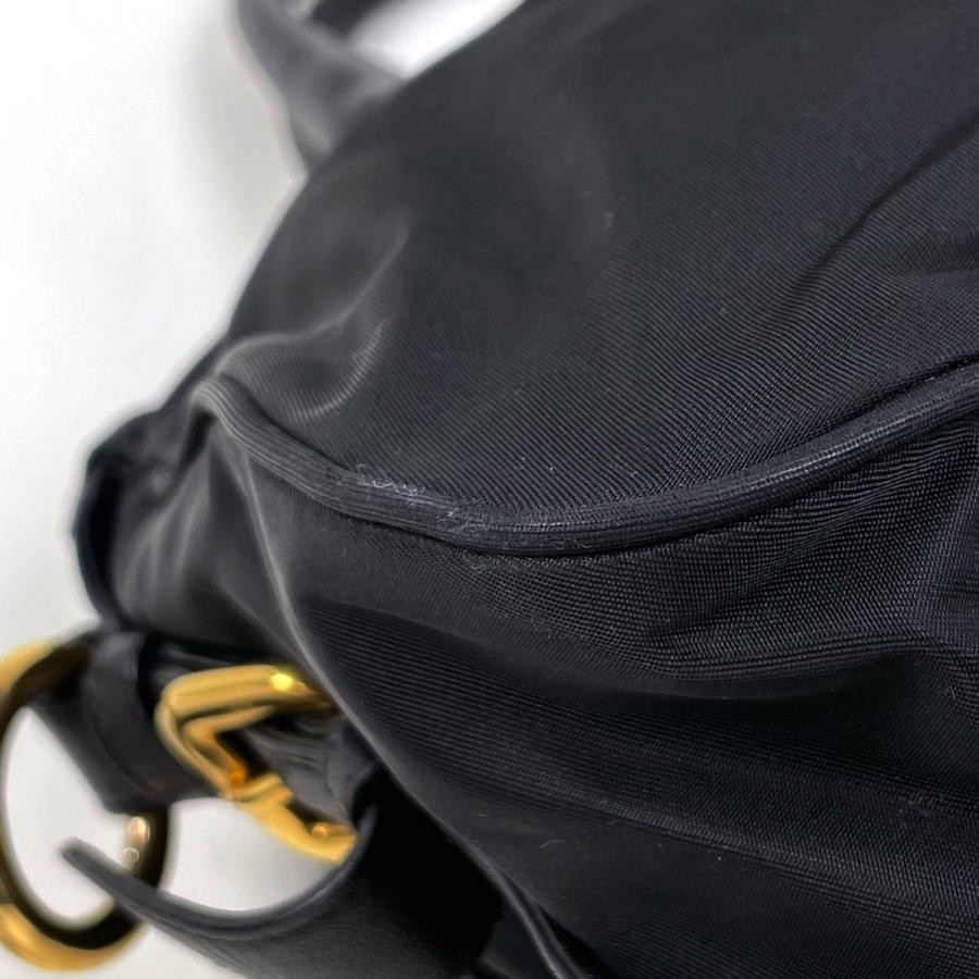 PRADA 2-Way Shoulder Handbag Nylon Black with Shoulder Strap #BS1229 thumbnail 3