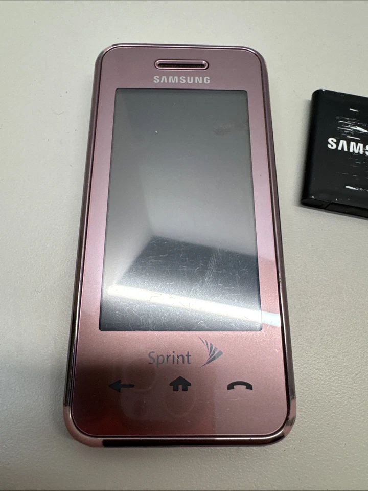 Teléfono celular Samsung Instinct SPH-M800B - rosa (Sprint) - color muy raro Foto 3 de 4