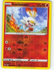 Scorbunny - Reverse Holo - 31/202 Sword & Shield - Pokémon TCG - 2020