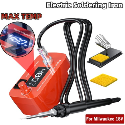 #ad Cordless Welding Tool Soldering Iron Station Portable For Milwaukee Battery 18V $15.99