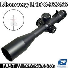 Discovery Optics LHD 8-32X56 MOA FFP 34mm Scope Zero Stop Illuminated Reticle