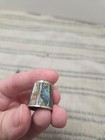 Abalone Shell Paneled Thimble Mother of Pearl .  One single thimble. — photo 1