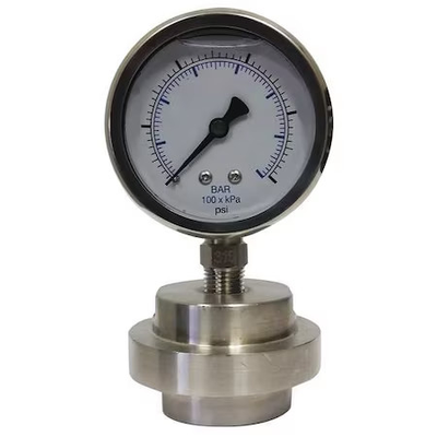 #ad Kodiak Controls Kc301l2530 Dsm3512lp Pressure Gauge With Diaphragm Seal 0 To $136.99
