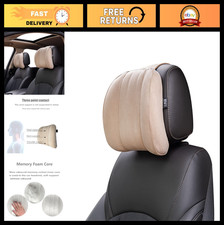 Soft Suede Memory Foam Car Headrest Pillow - Ultimate Comfort Support For Trav Soft Suede Memory Foam Car Headrest Pillow - Ultimate Comfort Support For Trav