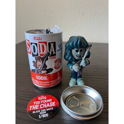LE ONLY 800 PIECES EXCLUSIVE CHASE B&W Eddie Munson Stranger Things Funko Soda
