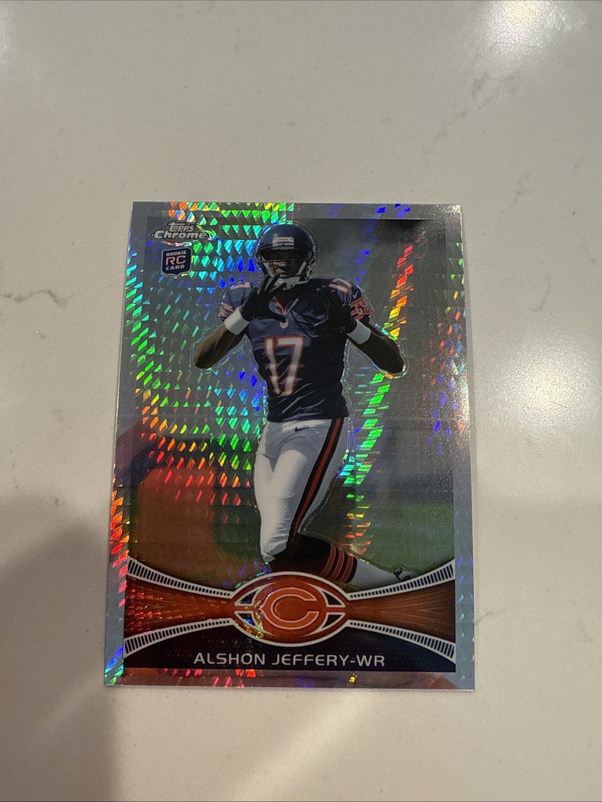 2012 Topps Chrome Pulsar Refractor Alshon Jeffery RC 208/216