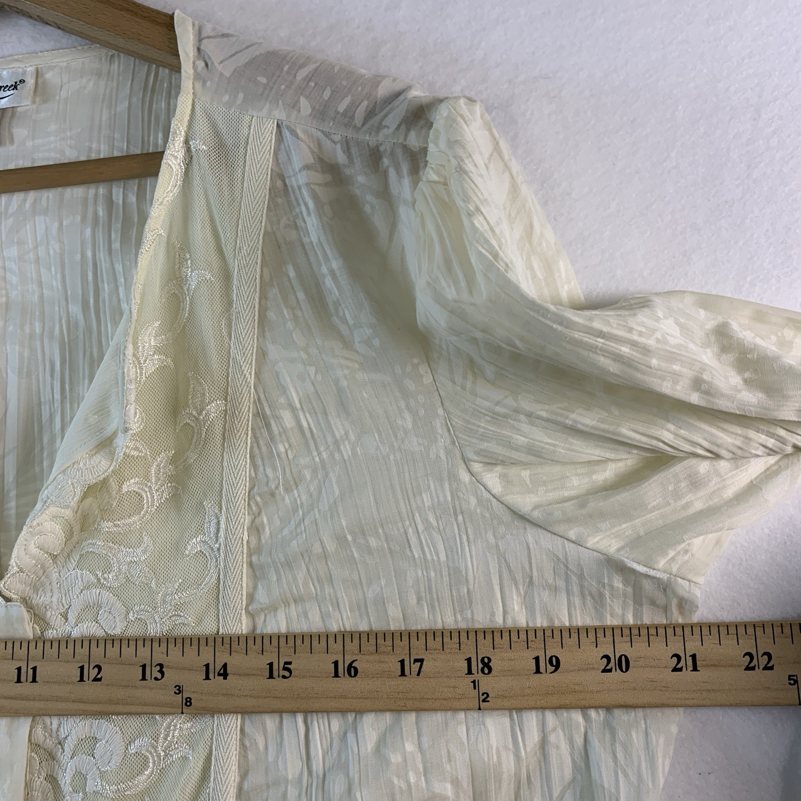 Coldwater Creek Womens Semi Sheer Boho Romantic B… - image 6