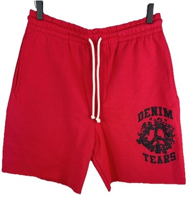 Denim Tears - Shorts mit Logo-Print und Kordelzug Größe: L