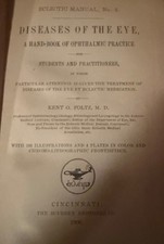 1900 Foltz Diseases of the Eye Ophthamology Antique Medical Book