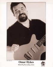 Omar Dykes Silver Gelatin Print Photo Blind Pig Recording Artist Blues Guitar