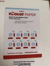 Uninet Select Ultra Bright 2 Step Transfer & Adhesive Paper Kit - 8.27" x 11.69"