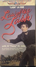 Law of the Lash (VHS, 1991) Lash LaRue, Al St. John