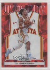 2020 Panini Contenders Optic Uniformity Red Cracked Ice Prizm Trae Young #16 4k8