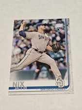 Jacob Nix 2019 Topps #33 RC San Diego Padres