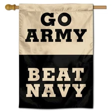 Go Army Beat Navy Two Sided House Flag and Banner
