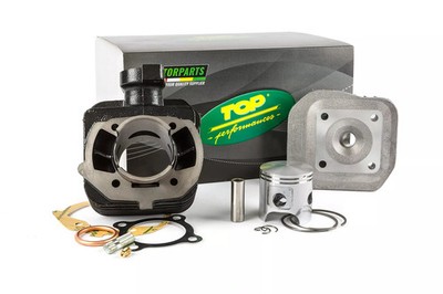 Zylinder Kit Top Performances Black Trophy 70ccm Peugeot liegend AC