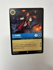 Li Shang Seasoned Strategist 145/204 Whispers in the Well Disney Lorcana 001743
