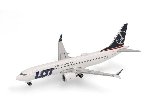Herpa 539098 Lot Polish Airlines Boeing 737 Max 8 – SP-LVA 1:500-image
