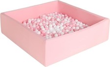 Extra Large Foam Ball Pit for Toddlers Kids Square Soft Ball Pool Ideal Gift ...